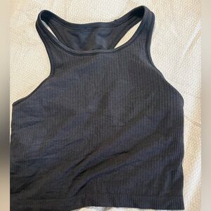 Lululemon ebb to street cropped racer back top